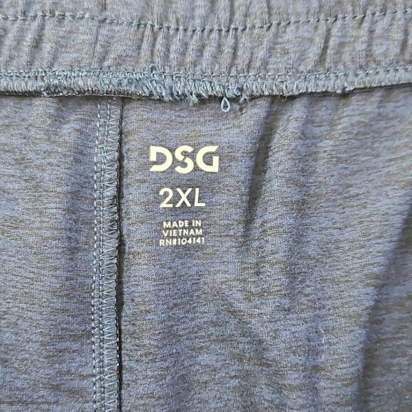 DSG Daily Jogger Men's 2XL Navy Blue Elastic Waist NEW Cuffed Hem NWT Zipper Pkt - Picture 8 of 16